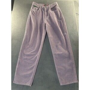 Empyre Tori Sk8 Wide Leg Corduroy Pants Sz 8  Seafog pink/lav HR 90s Y2K Skater